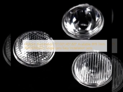 Einheitliche Beleuchtung 15°/30°/45°/60° Verfügbar Φ19.7mm XML5050LEDs Einfach installieren