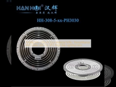 3030&2835 LEDs PC Öko-Material 92%+ Durchlässigkeit Anti-Glanz-Linsen für UFO High Bay Lighting Linsen