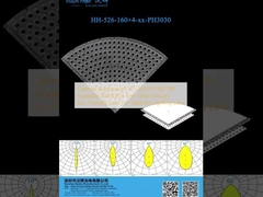 Optimale Beleuchtung 10°/30°/45°/60°/90° Verfügbar 3030LEDs Anti-Glare Stadionbeleuchtung Linsen