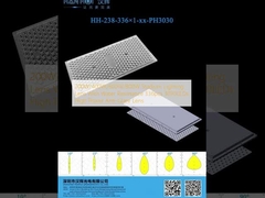 200W/400W/600W/800W Stadionbeleuchtungsobjektiv mit Wasserabwehr 336pcs 3030LEDs Hochleistungs-Glanzflächenobjektiv