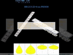 Überlegene Klarheit LED-Straßenbeleuchtung Linsen 88pcs Optimiert für 3030 LEDs, Mehrwinkelstrahl & minimale Lichtverluste