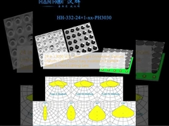 24 in 1 3030 LEDs Sieben Lichtverteilungsoptionen Einheitliche Lichtleistung Einfache Installation Ausgezeichnete Straßen- und Hochwassereinstellungslinse