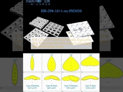 16 In 1 LEDs 25°/55°/90°/120° Mehrfachwinkel 95% Lichtübertragung Anti-Glanz Energieeinsparende Straßenleuchten und Scheinwerfer