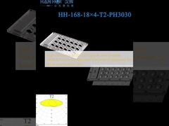 Hochleistungs-LED-Optische Linse 3030 Langlebig 170x100,52mm UV-beständig Präzisionsentwickelt für Straßenbeleuchtung