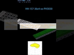High-Power Street Lighting Lens: bessere Effizienz und geringe Blendung mit 144 Stück 3030 LEDs