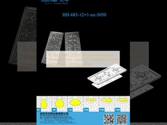 12×1pcs 5050 LEDs 173×71.4mm Präzisionsgröße Hochwirkungs-PC-Material Langlebige Straßen-/Flächenbeleuchtung Linsen